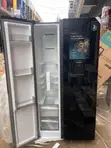 Hisense Inverter Side by Side Refrigerator with Dispenser (Black) - 1