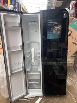 Hisense 529L Baki Inverter Side-by-Side Firij mai Ruwan Sha