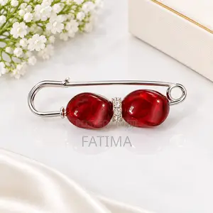 Diamond Safety Lock Hijab Pin
