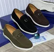 Men's Suede Buckle Detail Loafers (Sizes 40-46) - 4