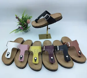 Birkenstock Bakar Fata Slides - Girman 41
