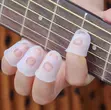 4pcs Silicone Guitar Finger Picks - Brand New - 1