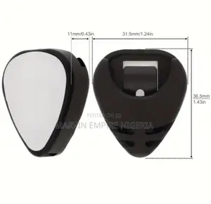 2pcs Black Plastic Guitar Pick Holder