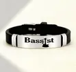 Bassist Designed 202 Stainless Steel Silicone Bracelet - 3