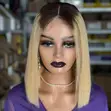 10" DD Bone Straight Human Hair Wig - 2