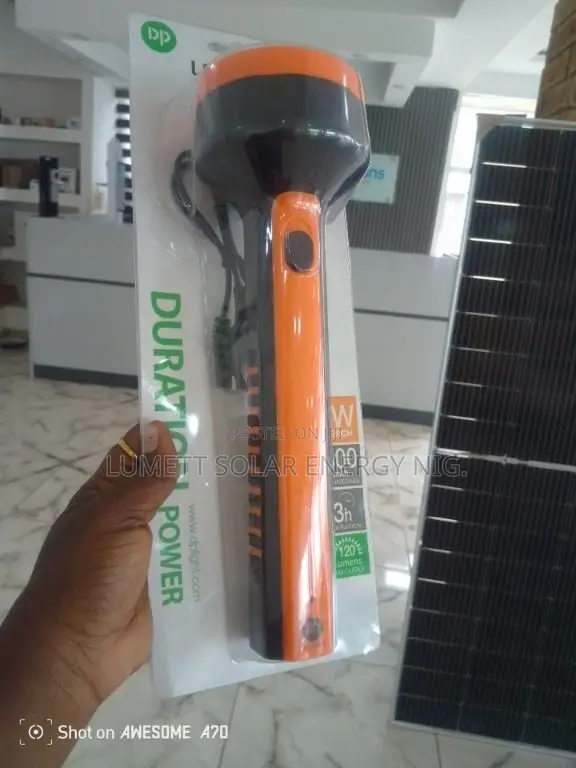 DP 3W LED Torch Light - Sabon Abu - 1
