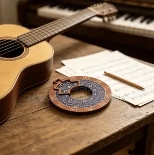 Circle of Fifths Wooden Melody Chord Tool ga Mawakan