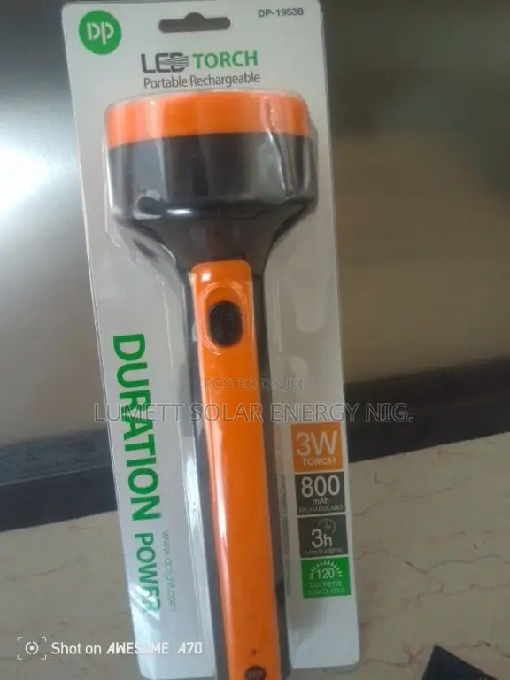 DP 3W LED Portable Flashlight for Power Outages - 1