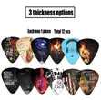 12pcs Na Picks Guitar masu launi - Kyauta mai gefe biyu - 4