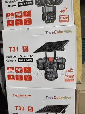Asalin T31 12MP 4G Solar Security Camera Mai Sauti