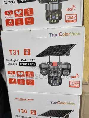 T31 Ultra HD Solar PTZ CCTV Camera (12MP, 4G LTE)