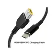 USB-C PD zu Lenovo Square Tip Laptop Cajin Kabel 100W - 1