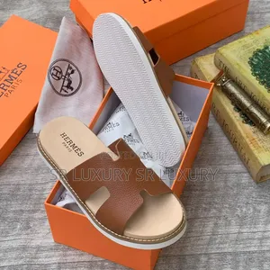 Premium Hermes Slippers - Brand New
