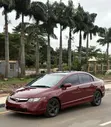 Honda Civic 2009 Burgundy - 1