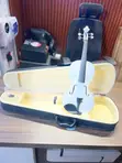 White Acoustic Violin - Full Size, Brand New - 3