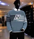 Classic Geometric Knit Sweater - 2