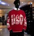 Classic Geometric Knit Sweater - 4