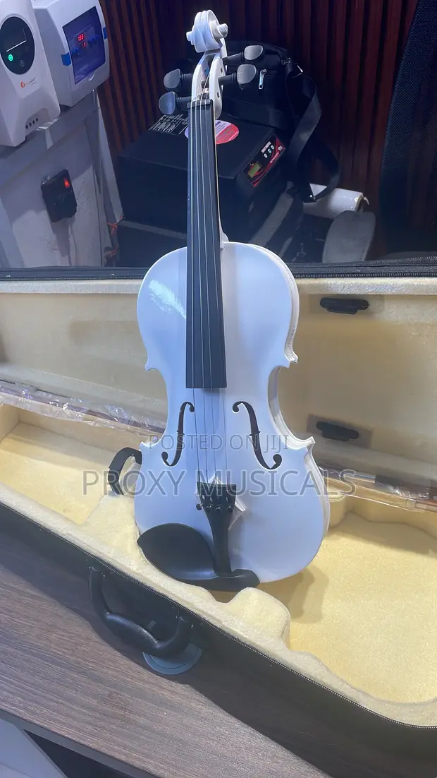 Yamaha 4/4 White Acoustic Violin Full Outfit - 1