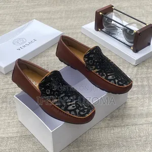 Brown Leather Classic Loafers - Girman 41-44
