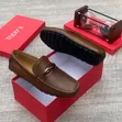 Brown Leather Classic Loafers - Girman 41-44 - 4