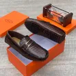 Brown Leather Classic Loafers - Girman 41-44 - 5