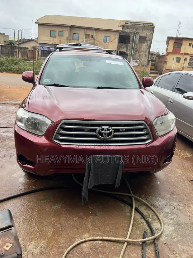 Toyota Highlander 2008 Maroon - 1