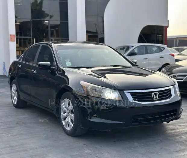 2008 Honda Accord Black - 1