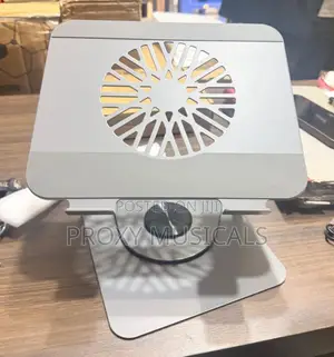 Aluminum Ergonomic Laptop Stand with Cooling Fan