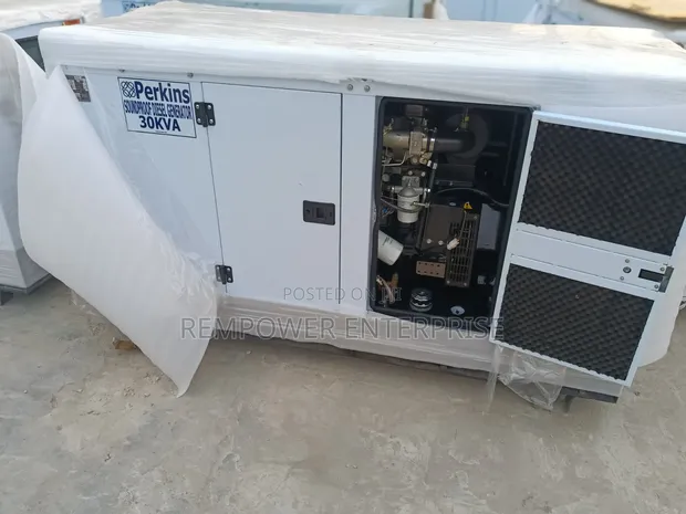 Perkins 30kVA Soundproof Generator - 1