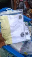 3 Pack Sleeveless Baby Bodysuits - White - 2