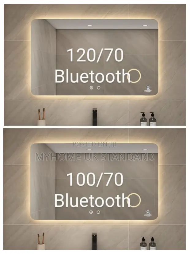 LED Mirror Tare da Bluetooth 100x70 - 1