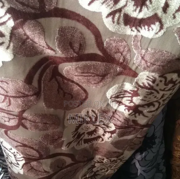Flower Fabric for Furniture & Decor - 1
