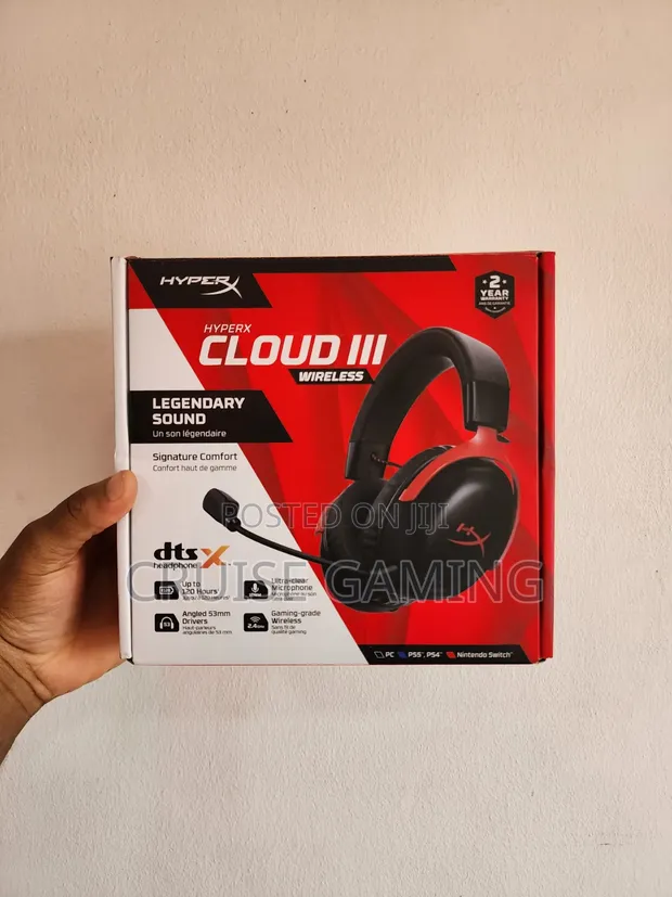 HyperX Cloud 3 Wireless Gaming Headset - DTS:X - 1