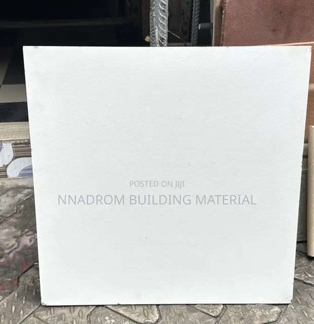 60x60cm White CDK Matte Ceramic Tiles - 1