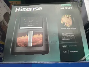 Hisense 6.3L Air Fryer 1700W Mai Garantin Shekaru 2