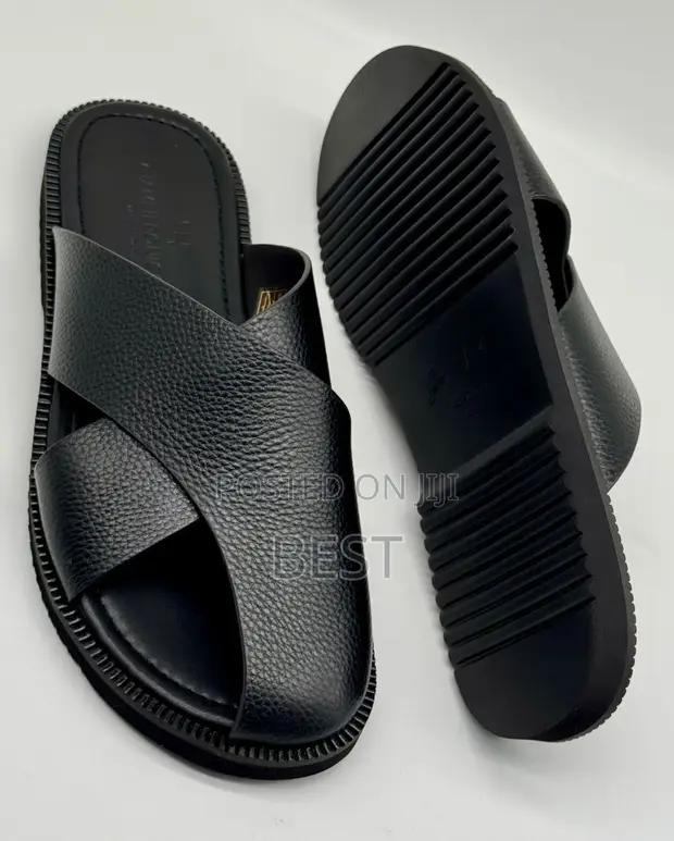Giampieronicola Italian Classic Leather Slippers - 1