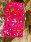 Embellished Pearl Flower Beanie Cap - 2