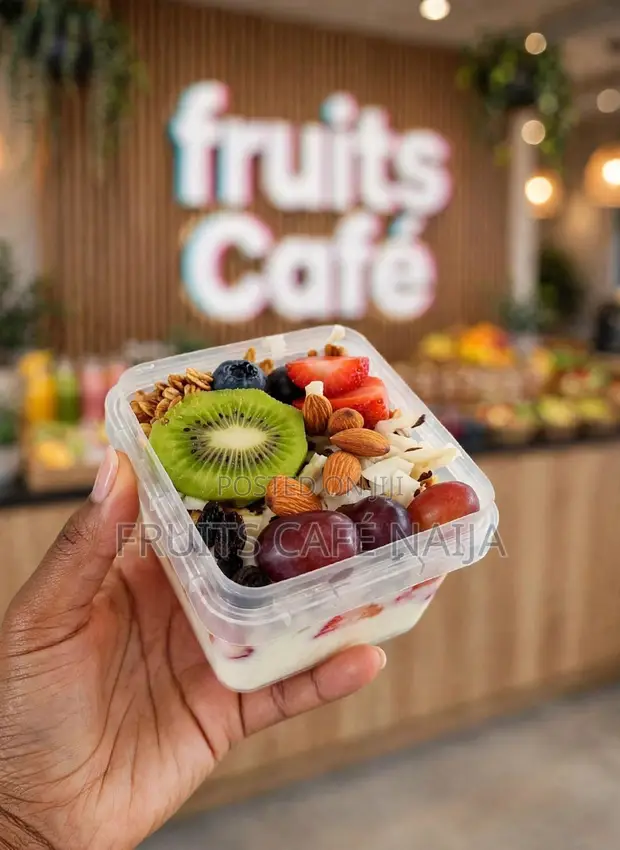 Fruits Café Naija Mixed Fruits Parfait Yogurt - 1
