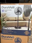 Duravolt 18-inch Standing Fan with 1-Year Warranty - 48W - 1