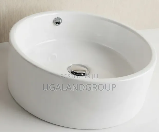 Bristan Ceramic Countertop Wash Hand Basin - Circle - 1