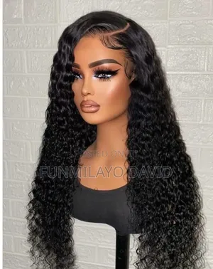 Nathy B 18-Inch Curly Human Hair Extensions