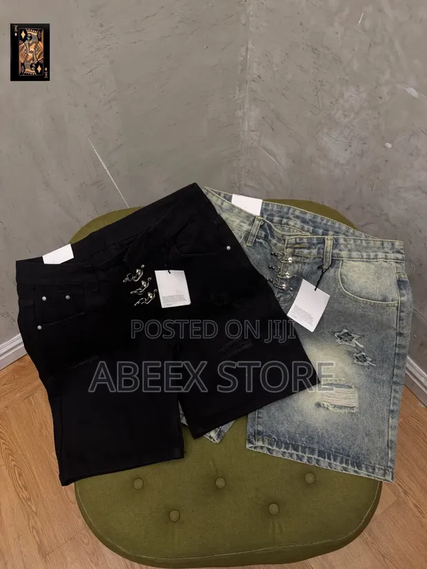 Luxury Jeans Shorts - 1