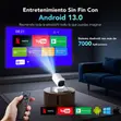 Smart Android Mini Projector Amlogic 1080p - 1