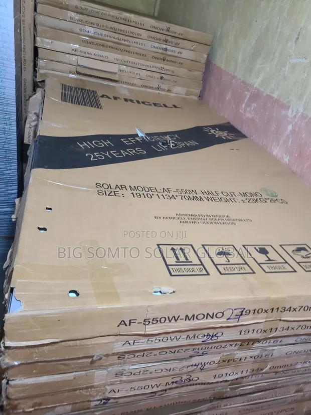 Africell 550W Monocrystalline Solar Panel - 1
