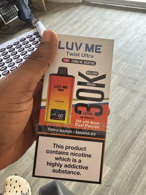 Luv Me 30K Puff Vape Mai Sake Yin Caji - 1