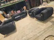 Luxury Black Sofa Set - 1