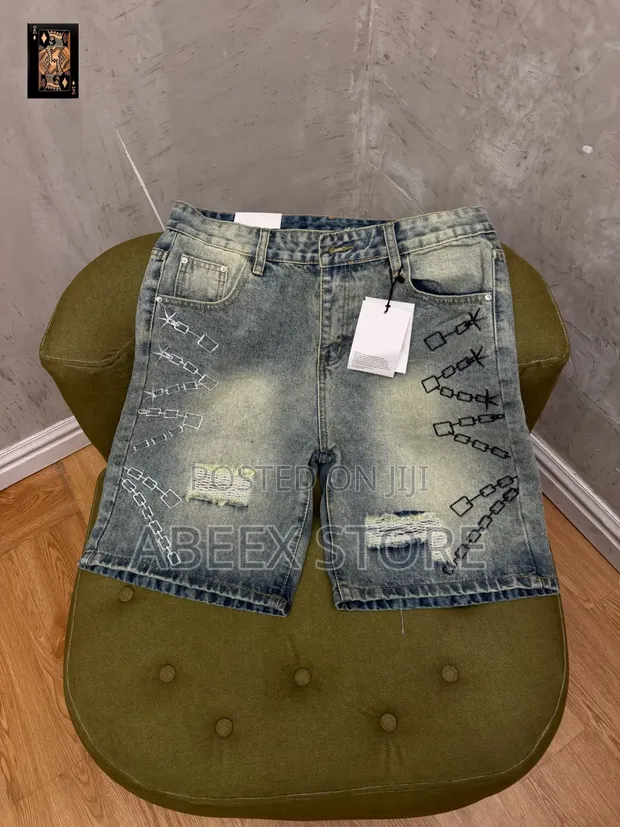 Luxury Jeans Shorts - 1