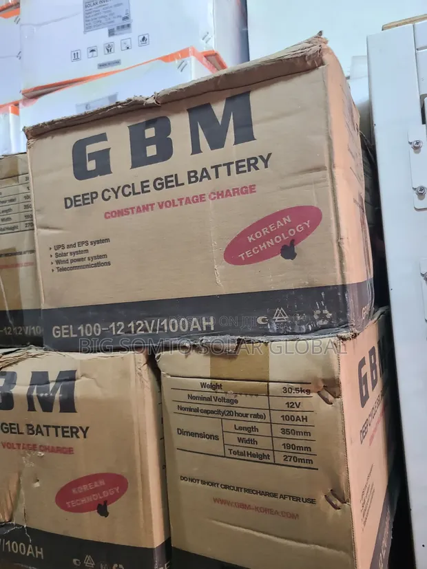GBM 100Ah/12V Baturiya Mai Kuruci - 1