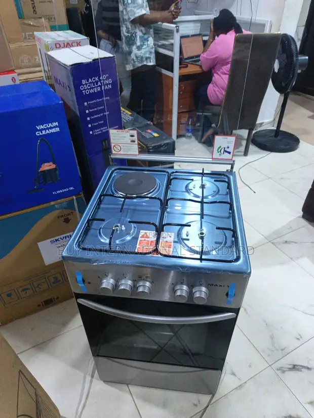 Maxi 50x50 Standing Cooker (3 Gas + 1 Wuta) - 1