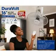 Duravolt 16" Fan Mai Ajiye Makamashi Na Rana Tare Da Garanti Na Shekara 1 - 2